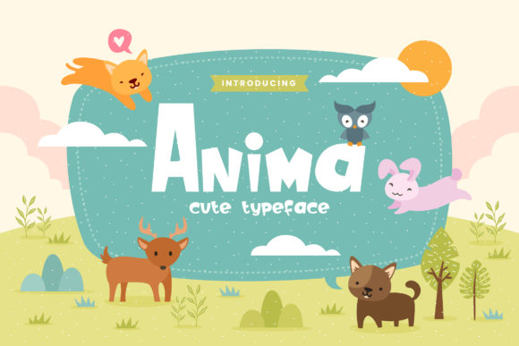 Anima: A Playful Display Font for Creative Crafters