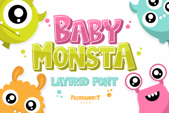 Baby Monsta: A Display Font for Bold Digital Expression