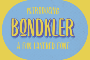 Bondkler: A Timeless Display Font for Digital Design
