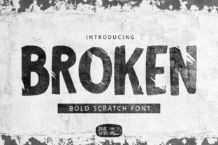 Broken: A Display Font for Bold Campaigns