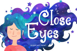 Close Eyes: A Playful Font for Editorial Design