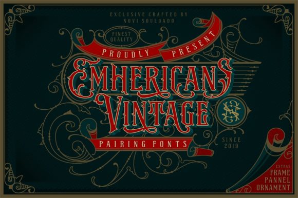 Emhericans Vintage: A Font That Elevates Brand Identity