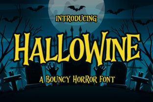Hallowine: A Spooky Font for Digital Design
