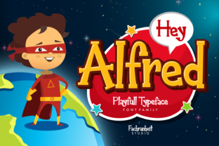 Hey Alfred: A Playful Display Font for Web Designers