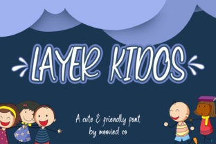 Layer Kidos: A Playful Display Font for Digital Design