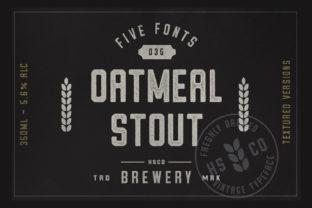 Oatmeal Stout: A Typeface That Elevates Your Brand’s Visual Voice