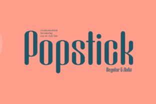 Popstick: A Simple Font for Professional Branding
