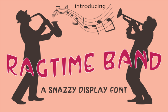 Ragtime Band Font for Handmade Creations
