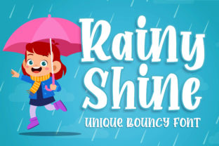 Rainy Shine: A Display Font for Crafters and Product Creators