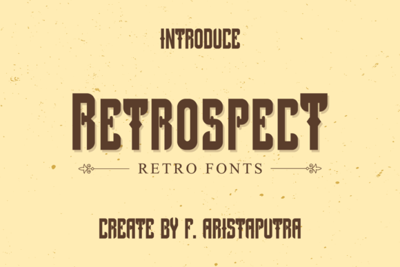 Retrospect Font for Web Design