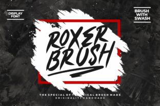 Roxer Brush: A Bold Display Font for Editorial Design