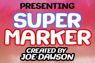 Super Marker: A Playful Font for Modern Web Design