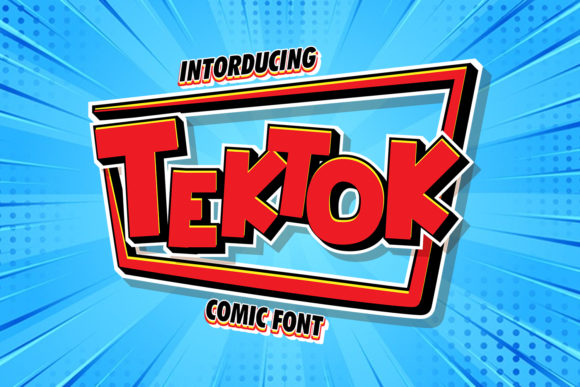 Tektok Display Font Review