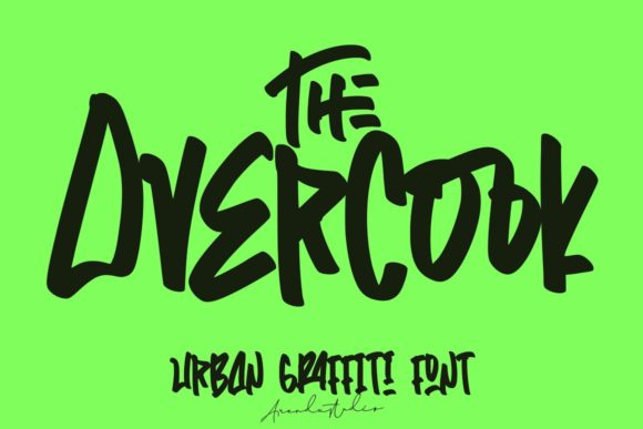 The Overcook: A Bold Display Font for Modern Web Design